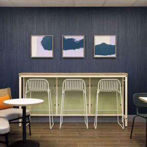 Coworking space at Spark By Hilton Guelph.