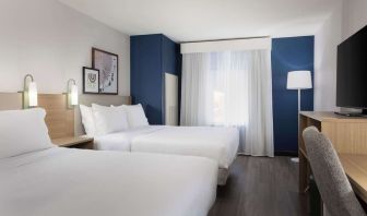 Day use room with queen beds at Spark By Hilton Guelph.