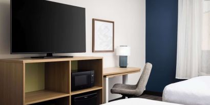 Day use room with queen beds at Spark By Hilton Guelph.