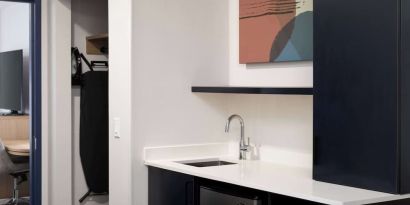Work desk at Spark By Hilton Guelph.