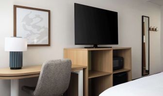 Day use room with king bed at Spark By Hilton Guelph.