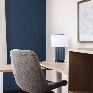 Work space at Spark By Hilton Guelph.