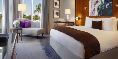 Day use room with natural light at Pullman Miami Airport.