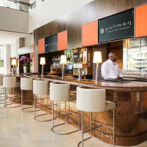 Hotel bar at Pullman Miami Airport.