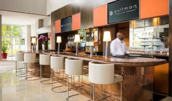 Hotel bar at Pullman Miami Airport.