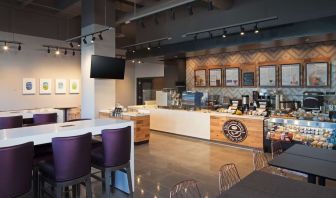 Coffee shop perfect for coworking at Homewood Suites By Hilton LAX Airport.