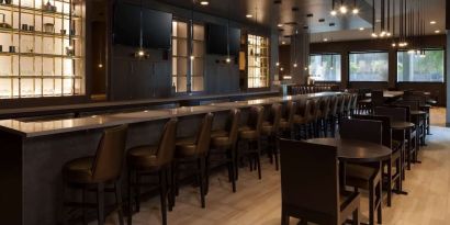 Hotel bar at Homewood Suites By Hilton LAX Airport.
