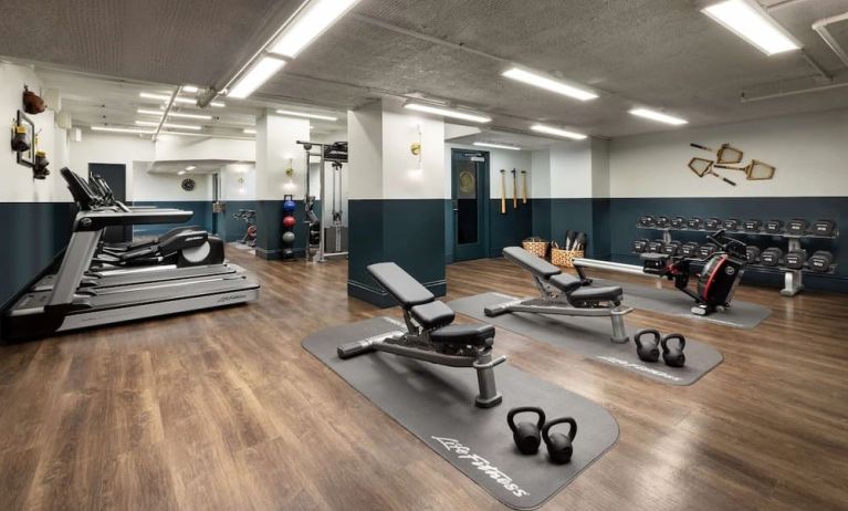 Well equipped fitness center at The Candler Hotel Atlanta, Curio Collection By Hilton.