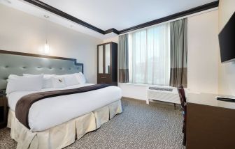 Day use room at Aura Hotel Brooklyn.