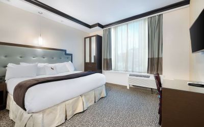 Day use room at Aura Hotel Brooklyn.
