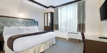 Day use room at Aura Hotel Brooklyn.