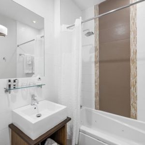 Day use room at Aura Hotel Brooklyn.