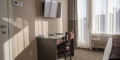 Day use room at Aura Hotel Brooklyn.
