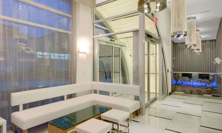 Lounge area at Wyndham Garden Brooklyn Sunset Park.