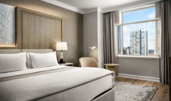 Delux king room with natural light at The Westin Philadelphia.
