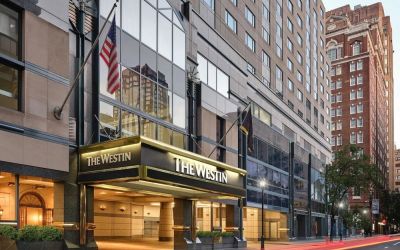 Hotel exterior at The Westin Philadelphia.
