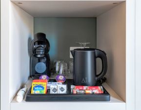 Coffee station at Aiello Hotels Isola Design District.