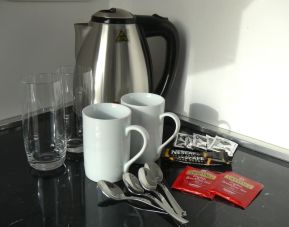 Coffee station at Aiello Rooms San Babila.