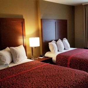 Day use twin room at Days Inn By Wyndham Brooklyn Marine Park.