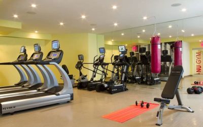 Well equipped fitness center at Nu Hotel - Brooklyn.