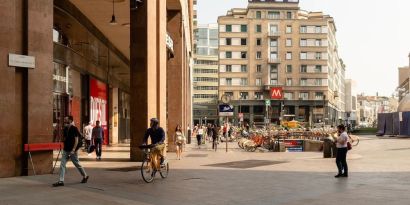 City landmark at Aiello Hotels Duomo.