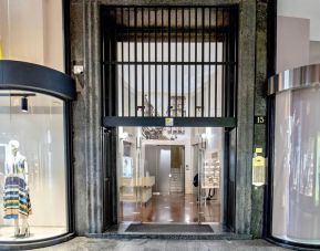 Hotel entrance at Aiello Hotels Duomo.