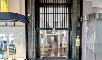 Hotel entrance at Aiello Hotels Duomo.