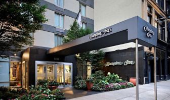 Hotel entrance at Hampton Inn Manhattan Chelsea.