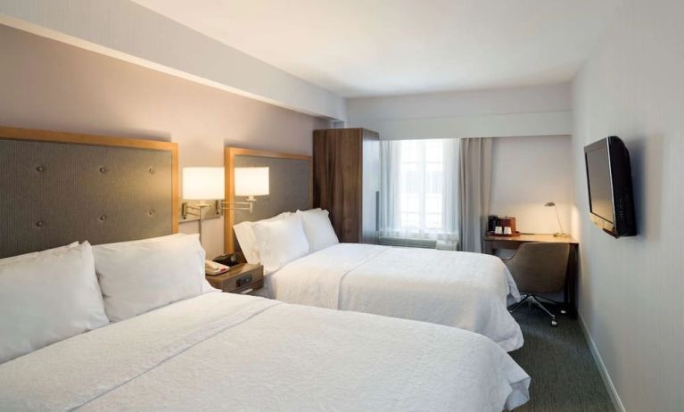 Day use twin room with workspace at Hampton Inn Manhattan - Madison Square Garden.