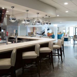 On-site bar with lounge area at Sheraton Miami Airport Hotel.
