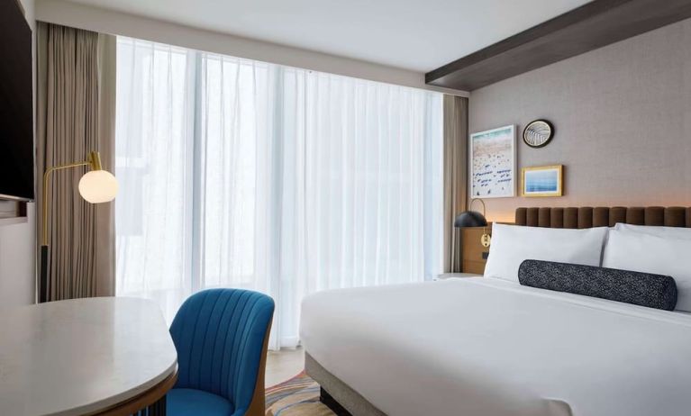 Standard room with work desk at Hyatt Centric Miami South Beach.