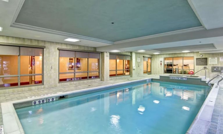 Indoor pool at Hampton Inn And Suites Guelph.