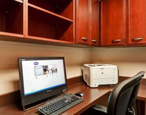 Work space at Hampton Inn And Suites Guelph.