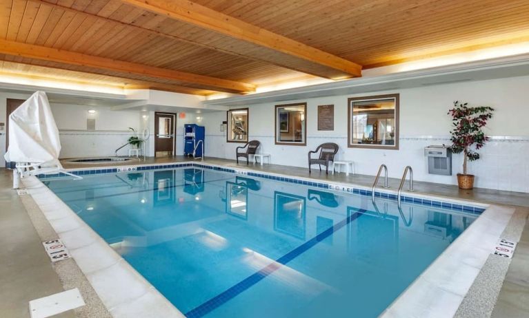 Indoor pool at Comfort Inn & Suites Geneva - West Chicago.
