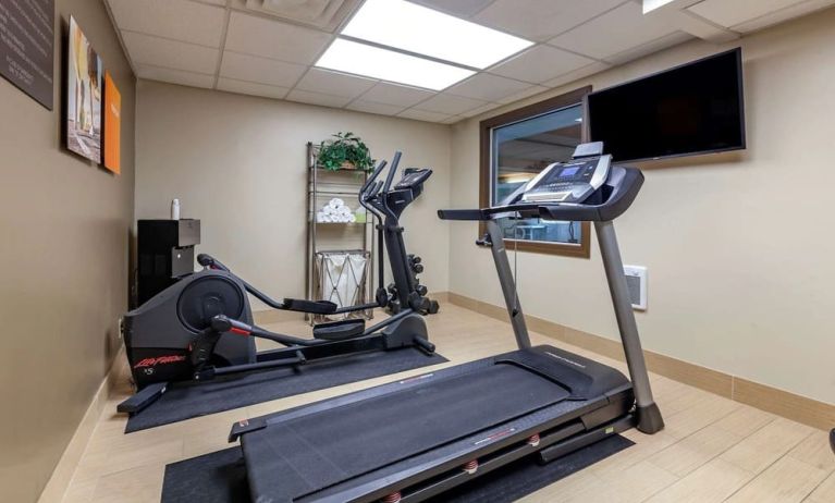 Fitness center at Comfort Inn & Suites Geneva - West Chicago.