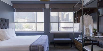 Day use room with natural light at The Boxer Boston.
