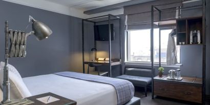 Day use room with natural light at The Boxer Boston.