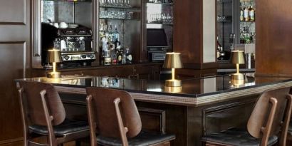 Hotel bar at The Boxer Boston.