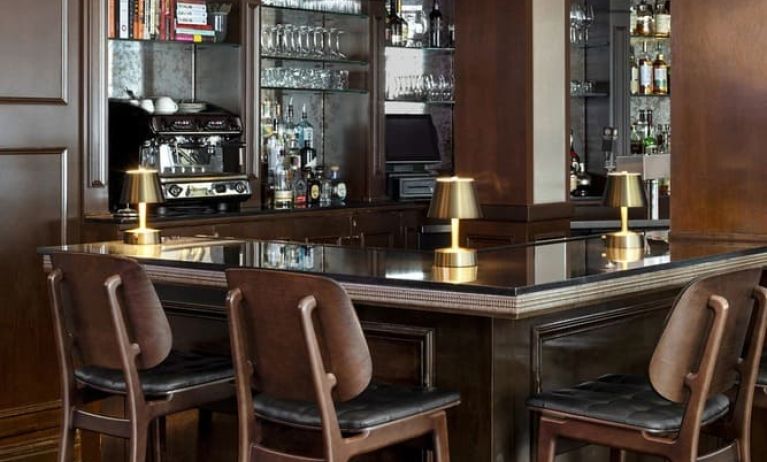 Hotel bar at The Boxer Boston.