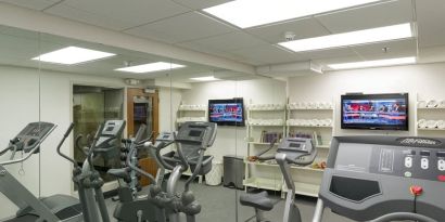 Fitness center available at The Boxer Boston.