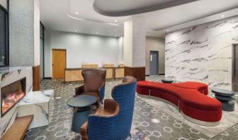 Lobby seating at DoubleTree By Hilton Long Island City, NY.