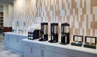 Coffee station at DoubleTree By Hilton Long Island City, NY.