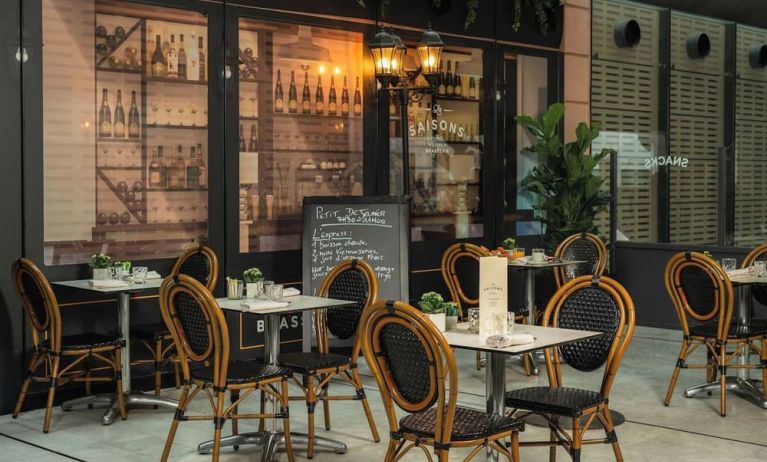Restaurant at Sheraton Paris Charles De Gaulle Airport Hotel.
