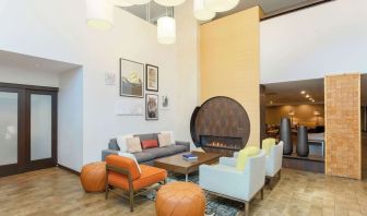 Lobby seating at Hampton Inn & Suites Denver Tech Center.