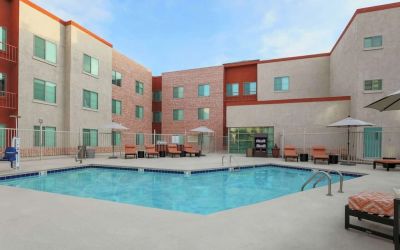 Outdoor pool at Hampton Inn & Suites Denver Tech Center.