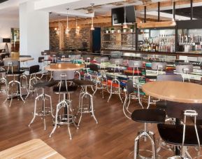Hotel bar at Hilton Garden Inn Denver Downtown.