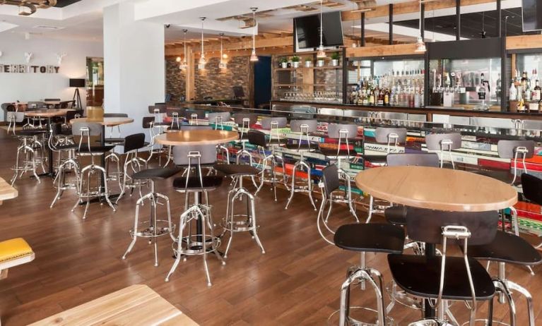 Hotel bar at Hilton Garden Inn Denver Downtown.