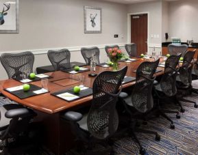 Meeting room at Hilton Garden Inn Denver Downtown.