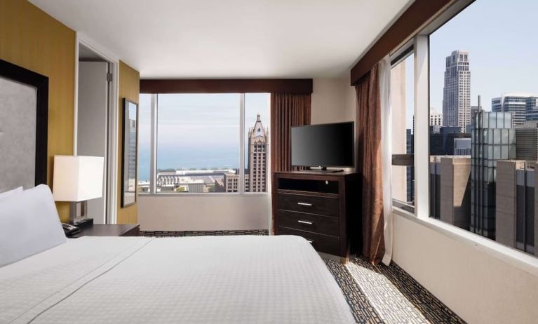 Day use room at Homewood Suites By Hilton Chicago Downtown/Magnificent Mile.