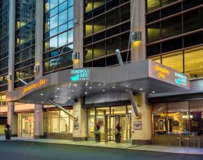 Hotel entrance at Homewood Suites By Hilton Chicago Downtown/Magnificent Mile.